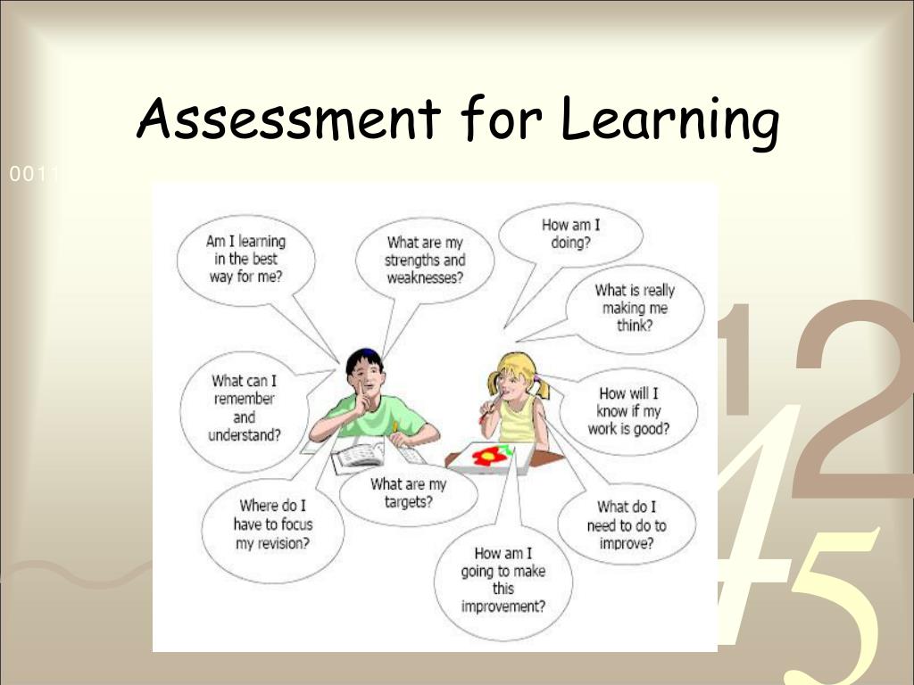 assessment of learning powerpoint presentation