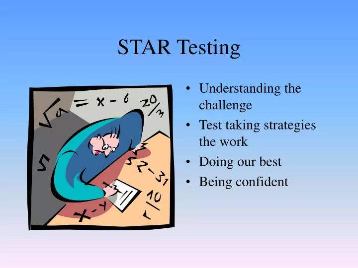 PPT STAR Testing PowerPoint Presentation, free download ID497169