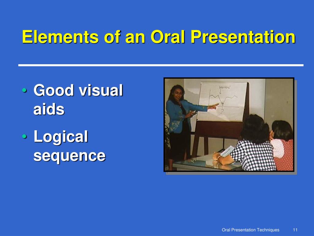 oral presentation methods
