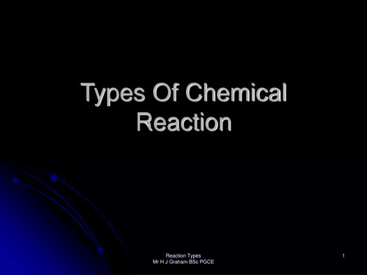 types of chemical reaction n.