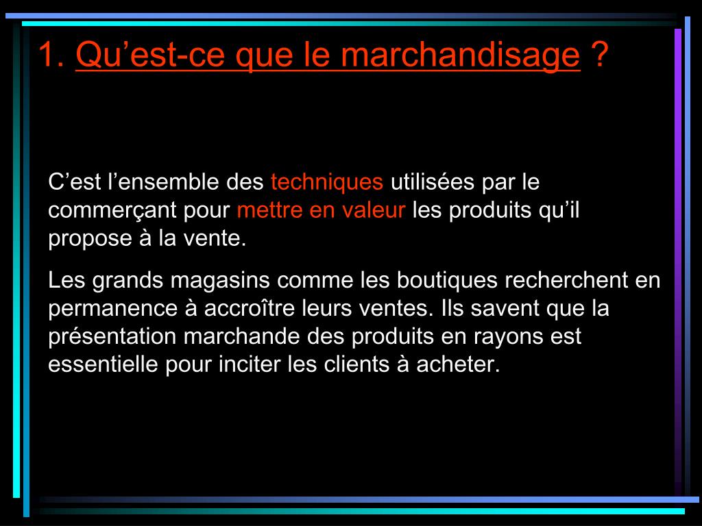 PPT  Le marchandisage PowerPoint Presentation, free download  ID498230