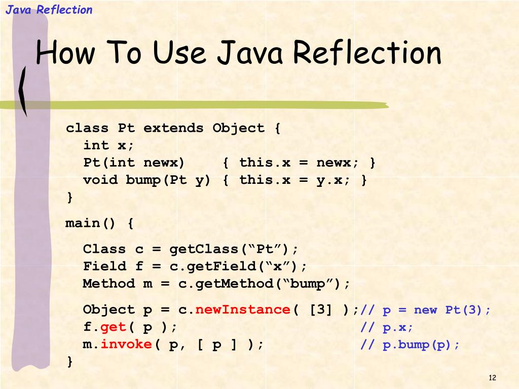 java reflection static method
