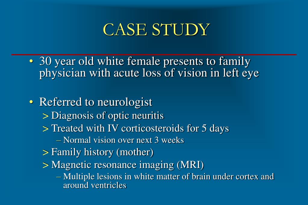 multiple sclerosis case study