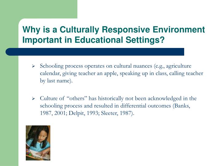 the importance of culturally responsive instruction Good teachers embrace their students' cultural backgrounds culturally responsive teaching often requires confronting some. the importance of culturally responsive instruction Good teachers embrace their students' cultural backgrounds culturally responsive teaching often requires confronting some.