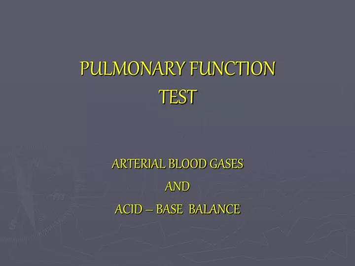PPT - PULMONARY FUNCTION TEST PowerPoint Presentation, free download ...