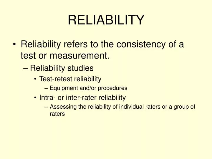 reliability n.