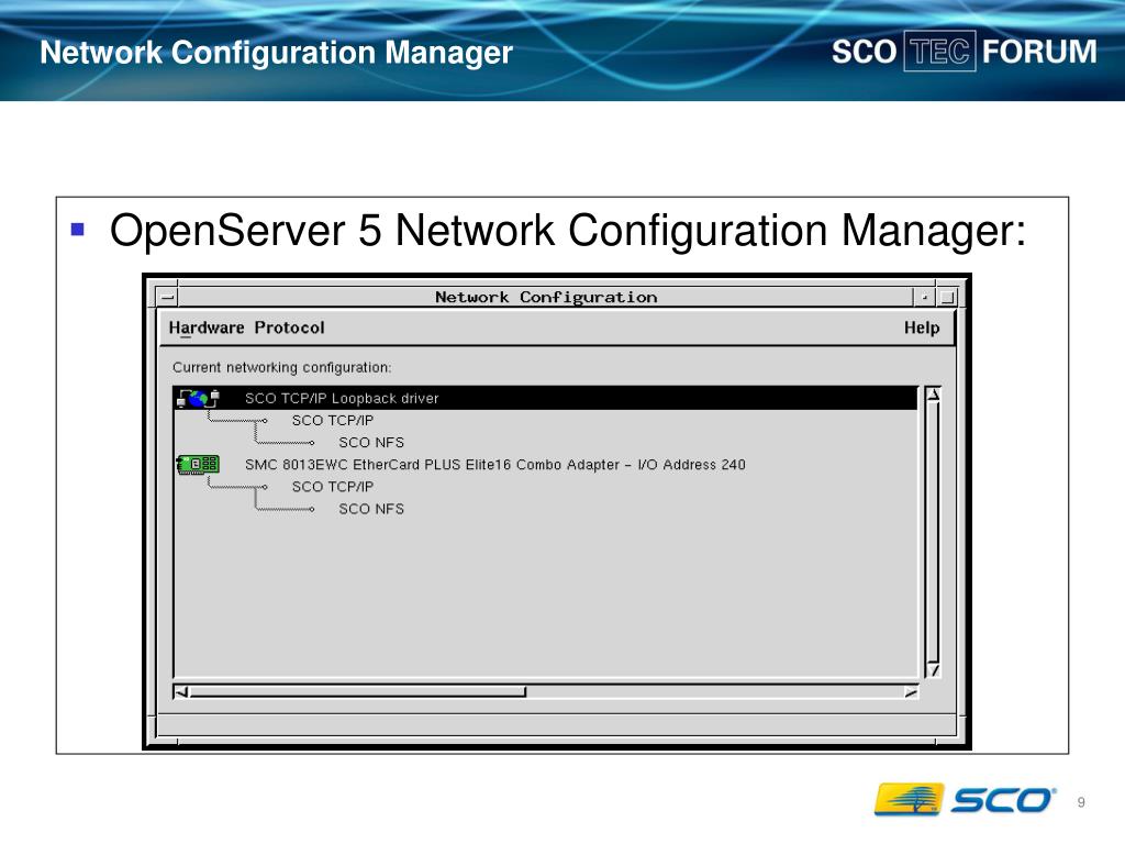 PPT - OpenServer 6 Networking for OpenServer 5 Administrators John ...