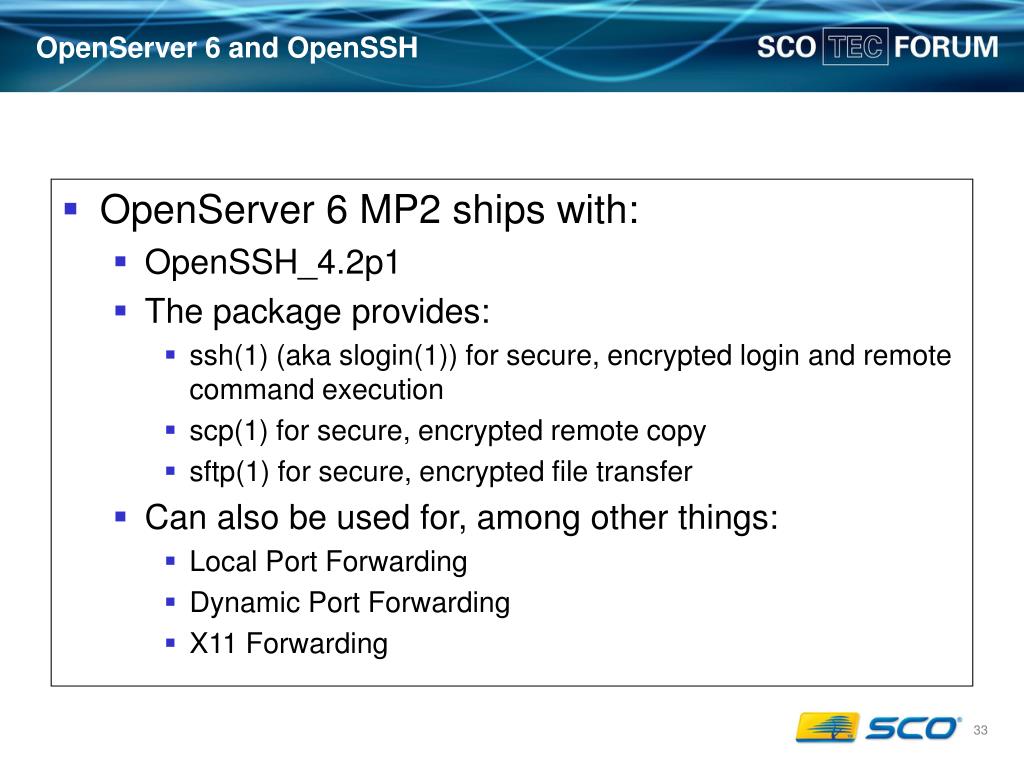 PPT - OpenServer 6 Networking for OpenServer 5 Administrators John ...