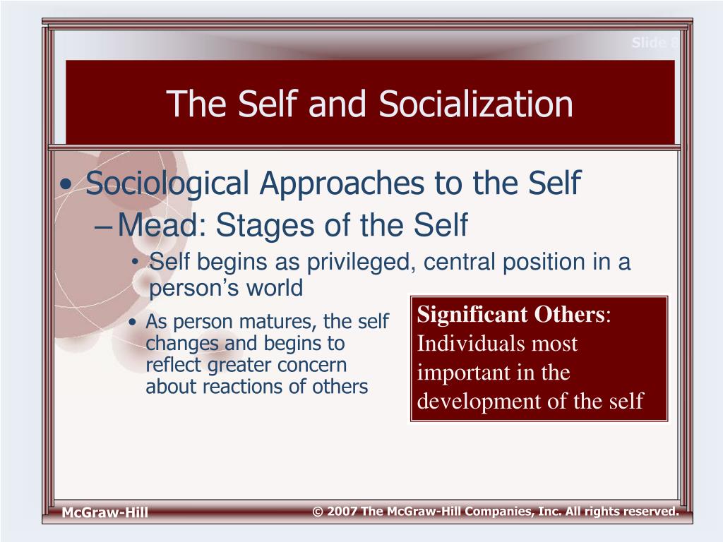 define presentation of self in sociology