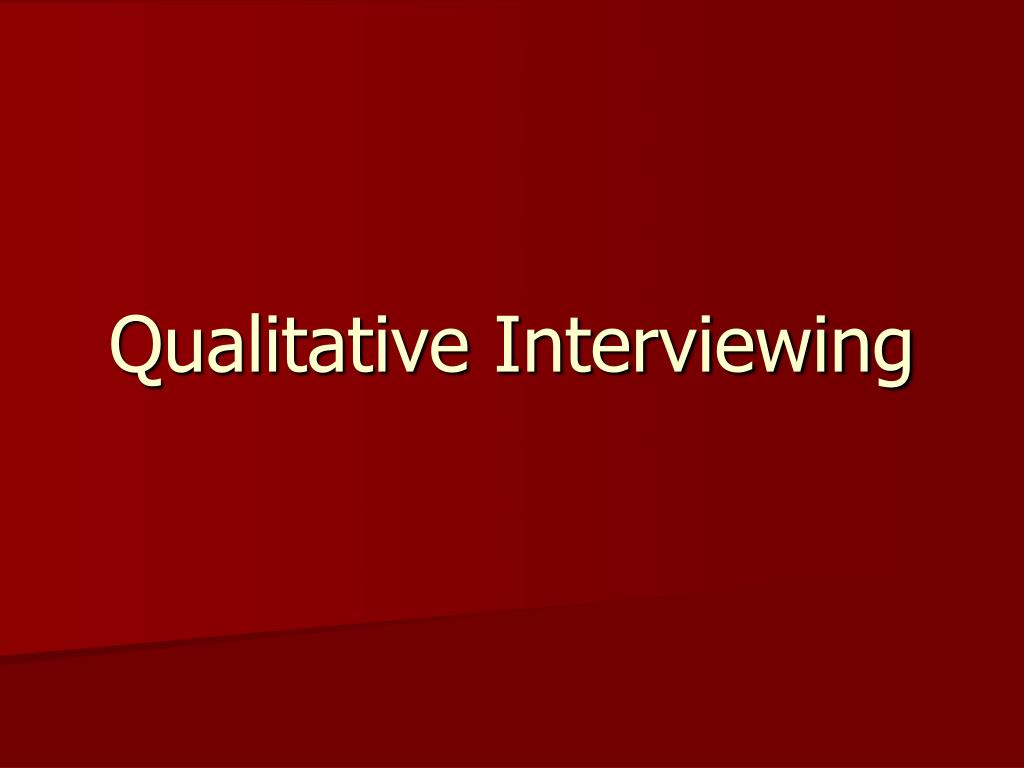 qualitative research interviewing wengraf
