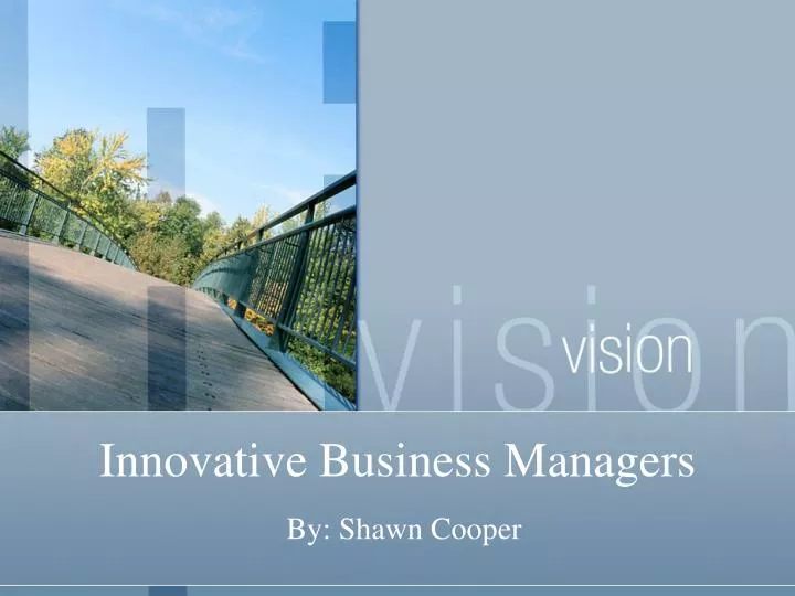 innovative business managers n.
