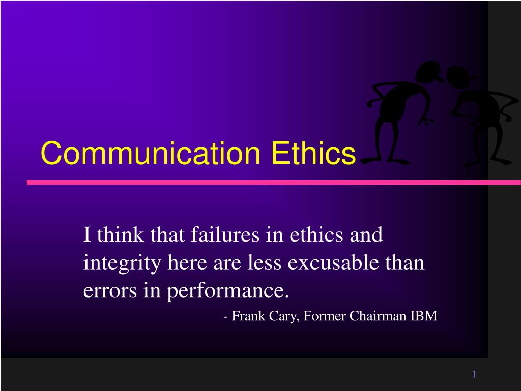 why is ethics in communication important essay