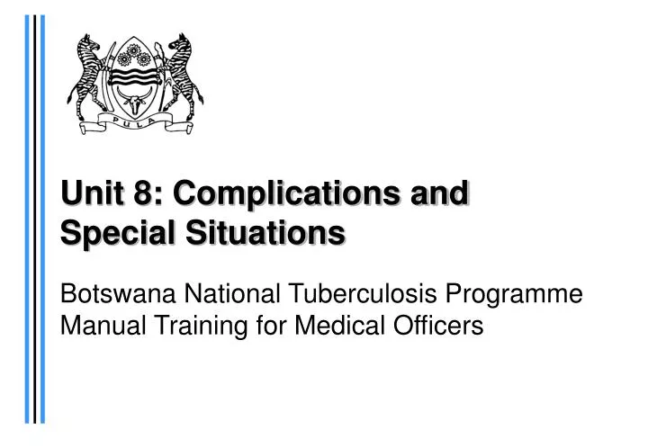 unit 8 complications and special situations n.