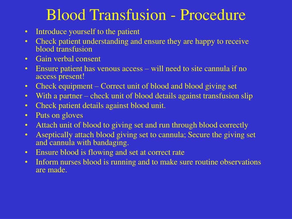 Ppt Module 2 Blood Transfusion Powerpoint Presentation Free