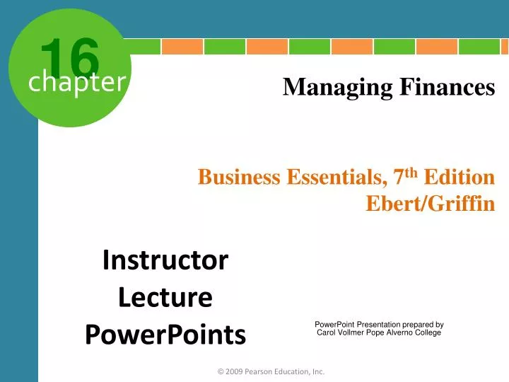 PPT - Business Essentials, 7 th Edition Ebert/Griffin ...
