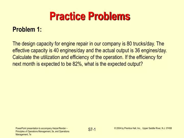 Ppt practice problems powerpoint presentation free download id 501981