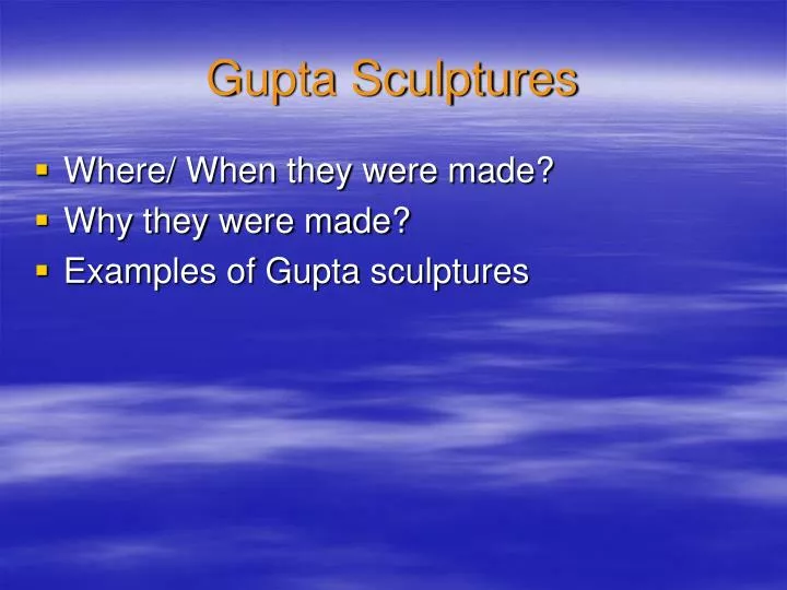 gupta sculptures n.