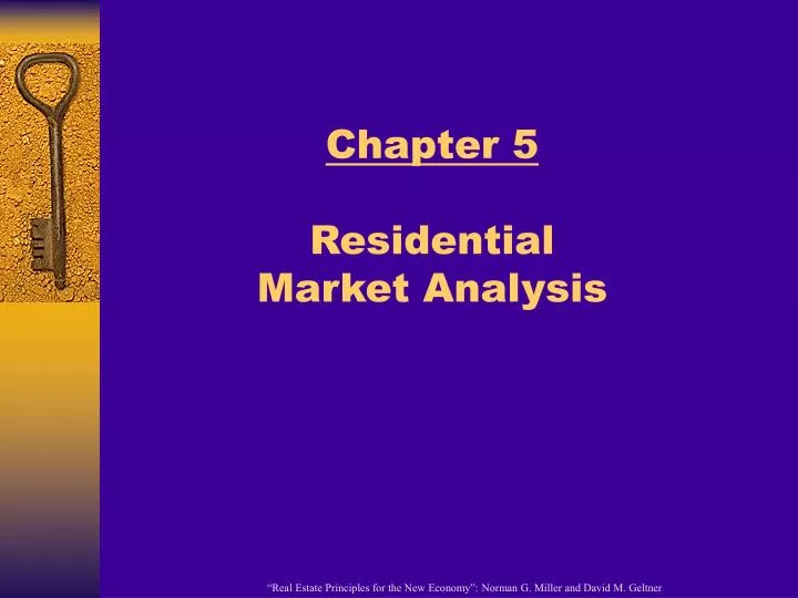 chapter 5 residential market analysis n.