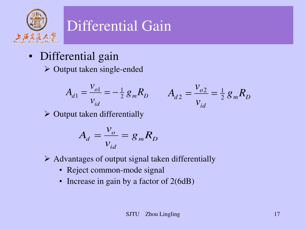PPT Chapter 5 Differential and Multistage Amplifier PowerPoint