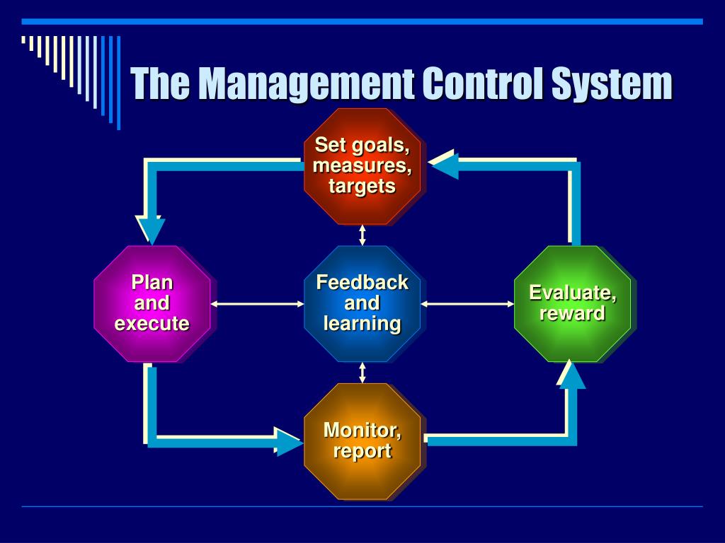 research paper on management control system