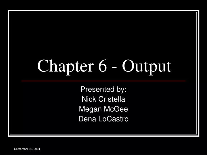 chapter 6 output n.