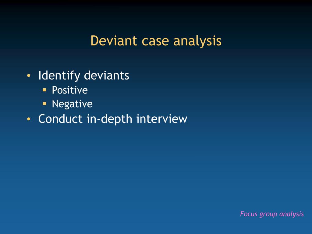deviant cases in qualitative research