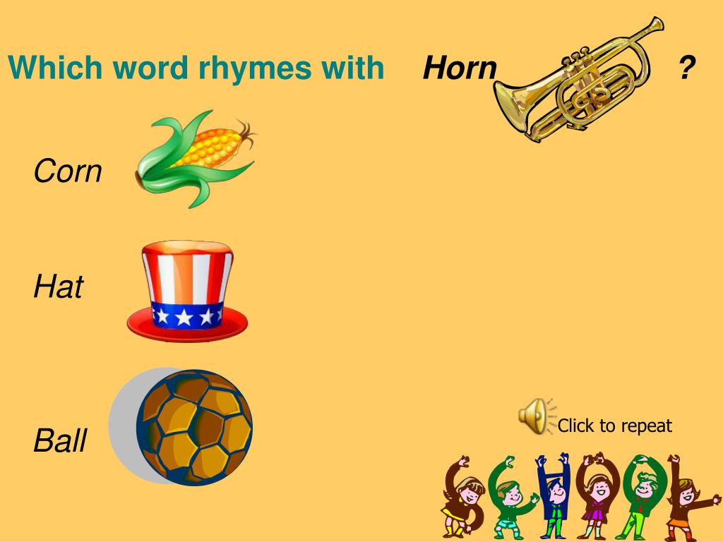 PPT Rhyming Words PowerPoint Presentation Free Download ID 504743