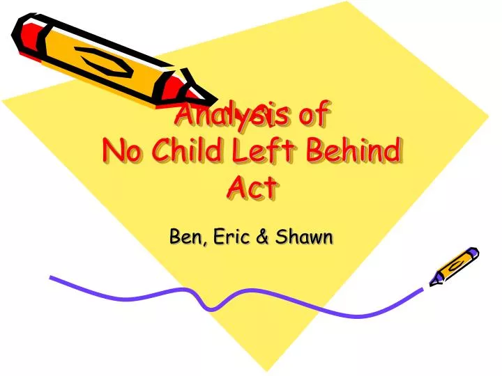 analysis of no child left behind act n.