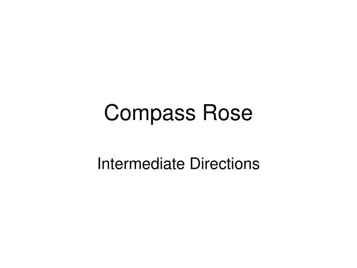 compass rose n.
