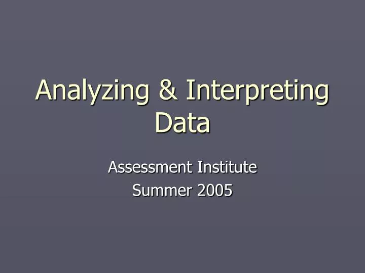 analyzing interpreting data n.