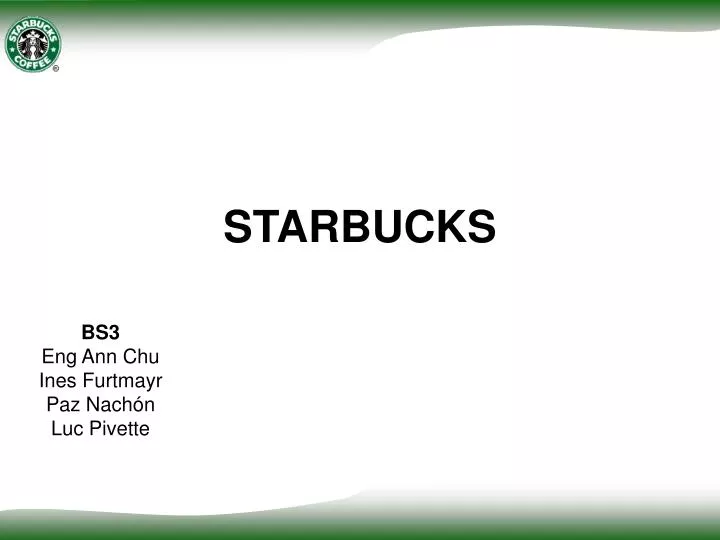 ppt - starbucks powerpoint presentation - id:505939 ppt - starbucks powerpoint presentation - id:505939, Presentation templates