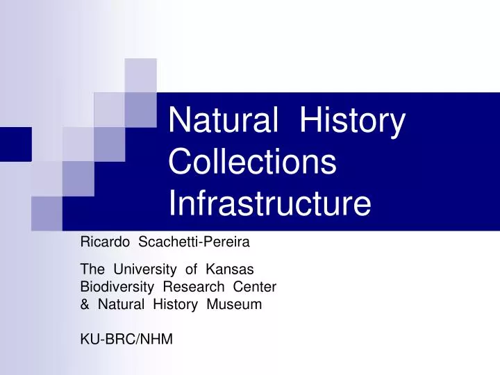 natural history collections infrastructure n.