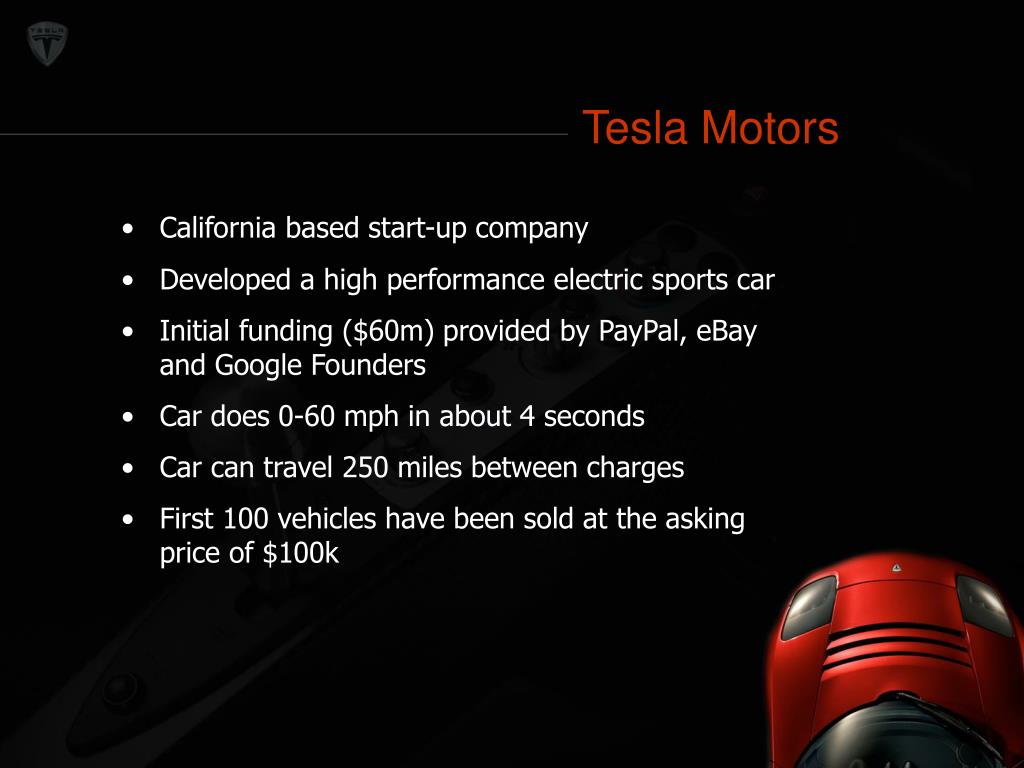 competition and valuation a case study of tesla motors