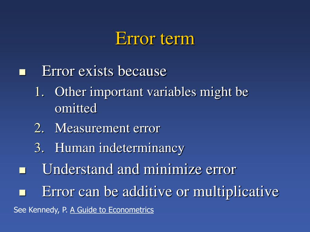 PPT - Econometrics with Observational Data PowerPoint Presentation ...