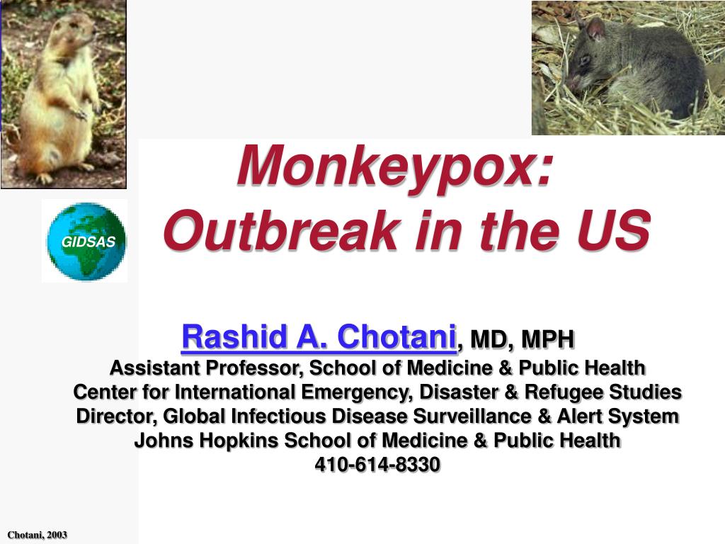 PPT Monkeypox Outbreak in the US PowerPoint Presentation, free