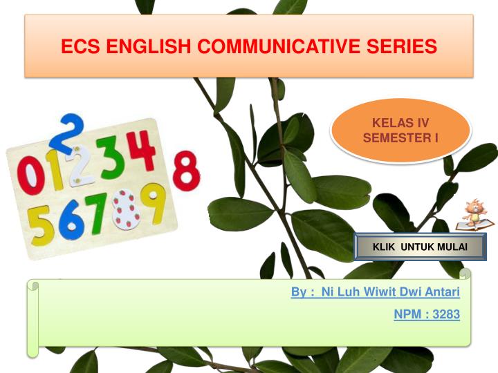 ecs english communicative series n.