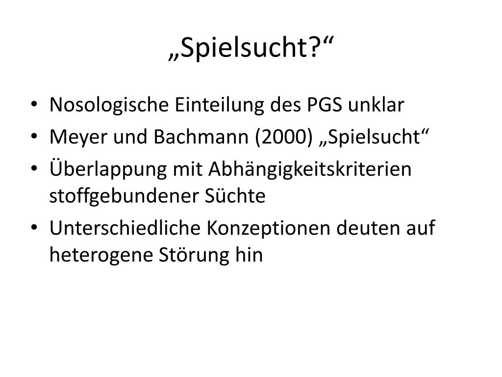 Chasing Spielsucht Chasing Spielsucht