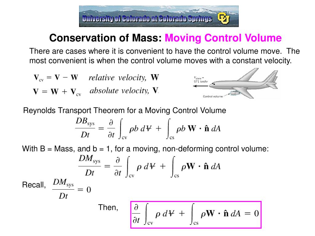 PPT - MAE 3130: Fluid Mechanics Lecture 6: Control Volume Analysis Spring  2003 PowerPoint Presentation - ID:510519