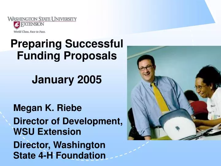 preparing successful funding proposals january 2005 n.