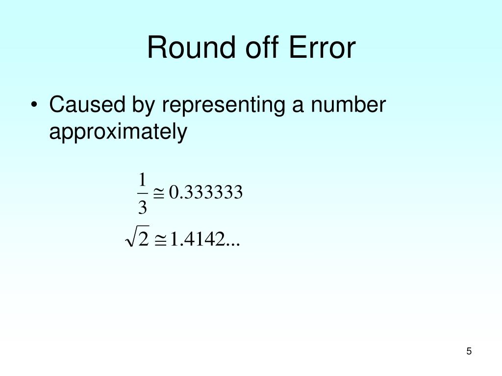 Rounding error. Экзумпл Эррор. [Math processing Error].