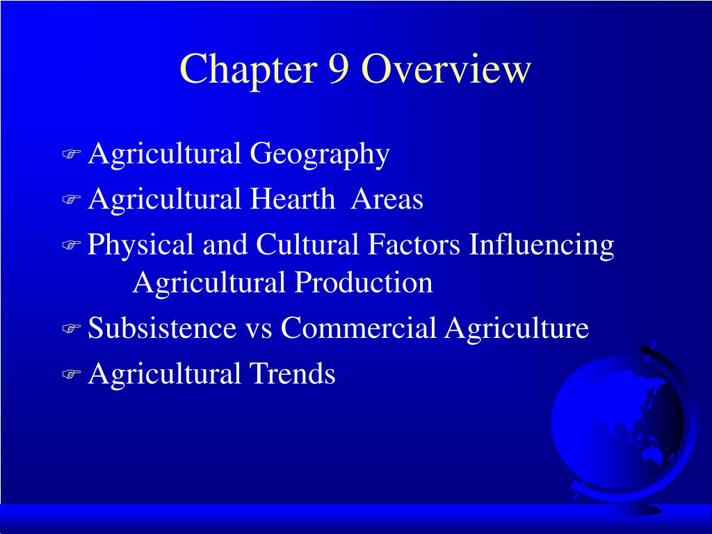research topics on agricultural geography