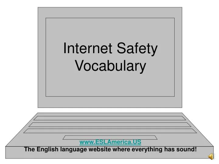 internet safety vocabulary n.