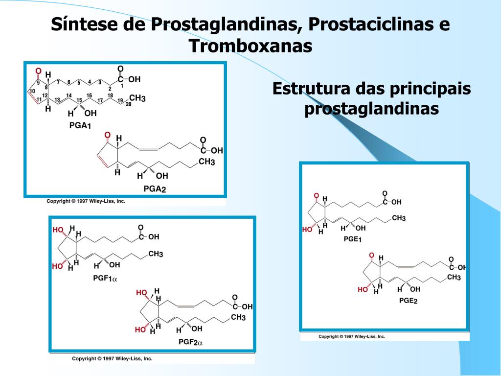 Prostaglandinas ejemplos