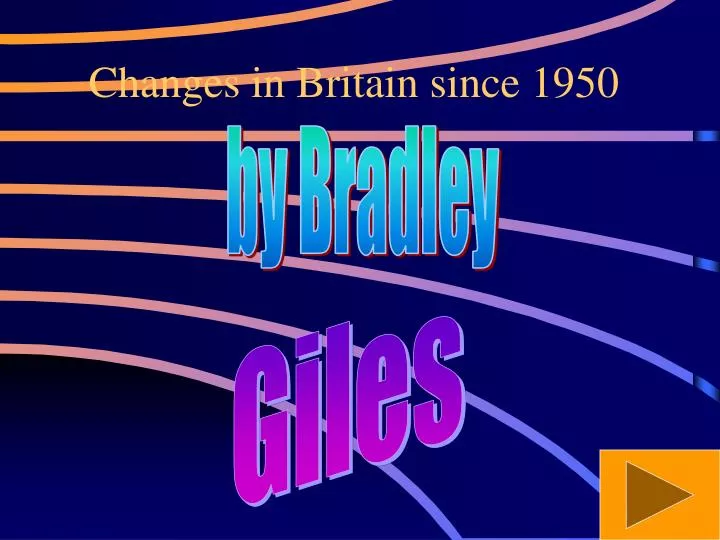 changes in britain since 1950 n.
