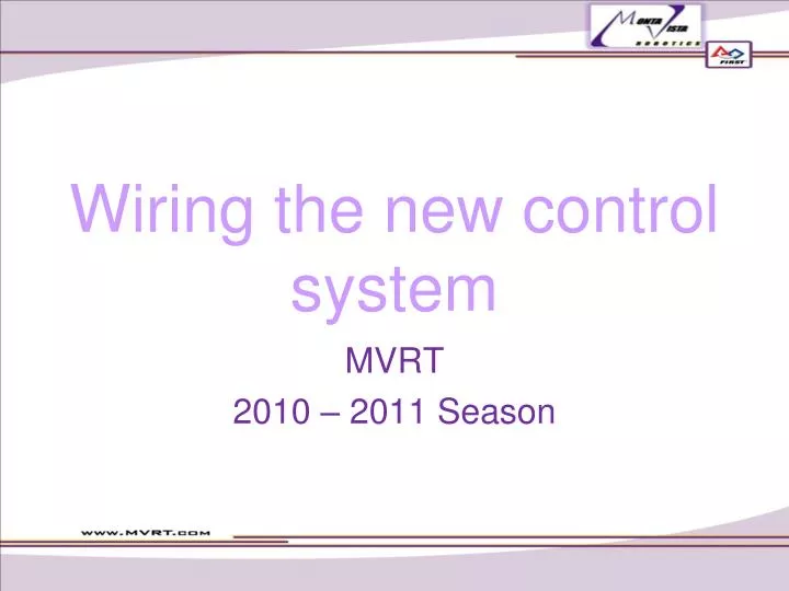 PPT - Wiring the new control system PowerPoint Presentation, free ...