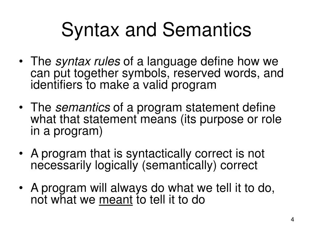 how to create semantic rules examples