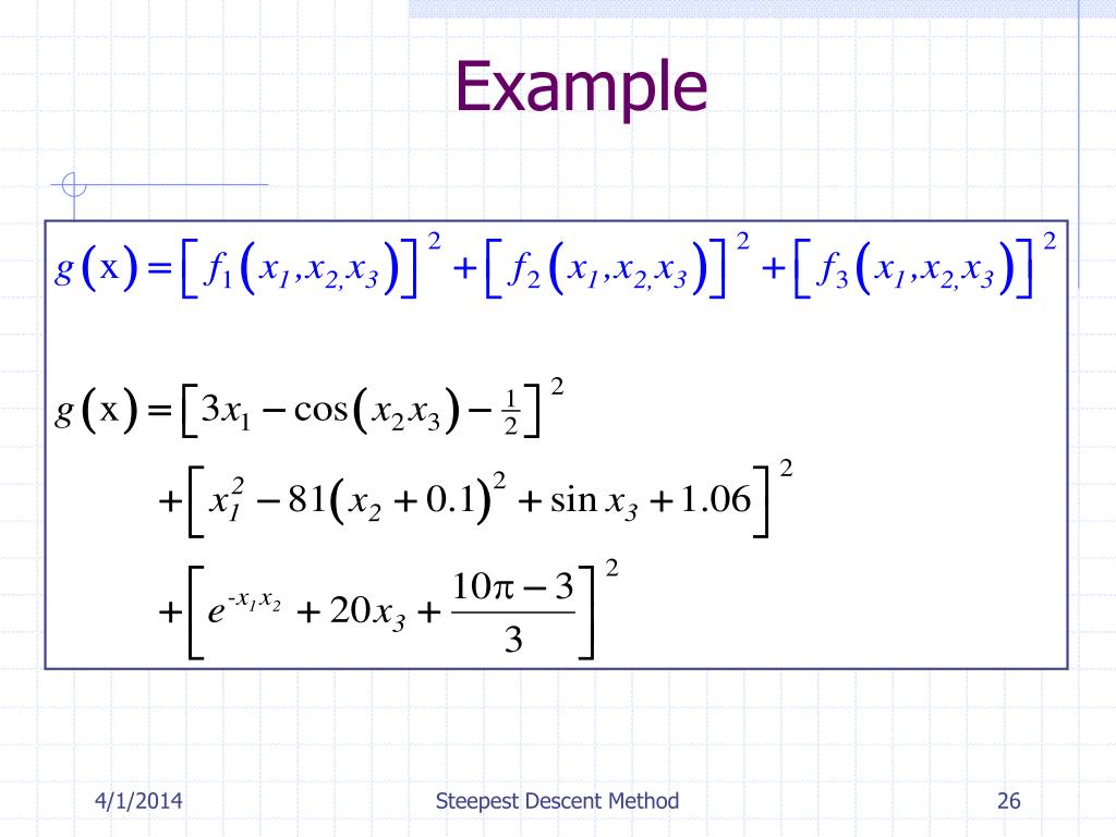 The Steepest-Descent Method - ppt video online download