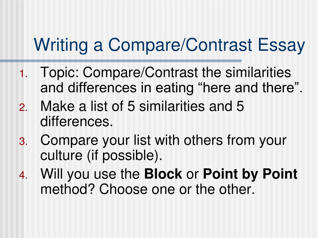 Write the comparative new