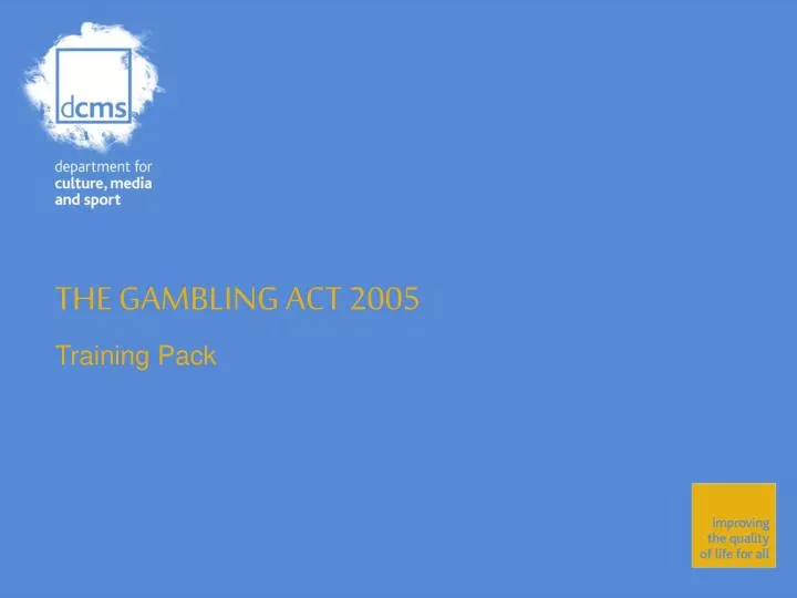 the gambling act 2005 n.