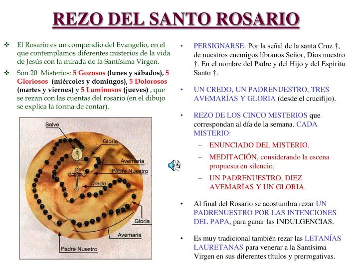 PPT - REZO DEL SANTO ROSARIO PowerPoint Presentation, free download -  ID:522630